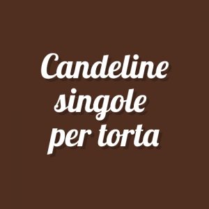 Candelina singola per torta - Pasticceria Ottocento