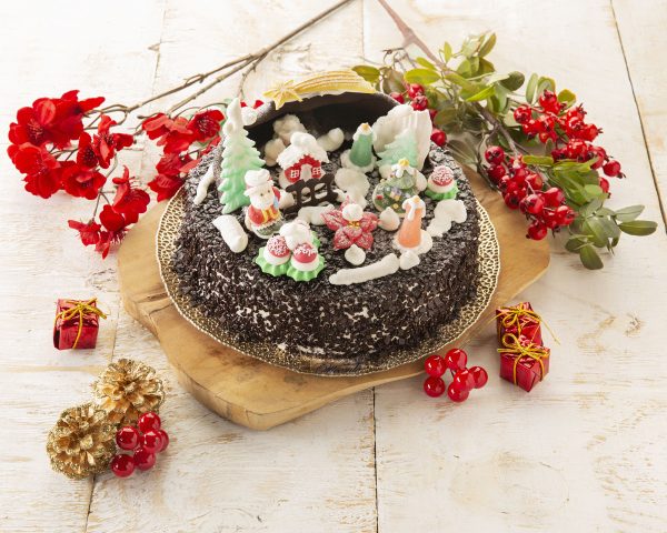 Torta Paesaggio di Natale al cioccolato | Pasticceria Ottocento | Milano
