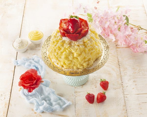 Torta Mimosa Chantilly e Fragole