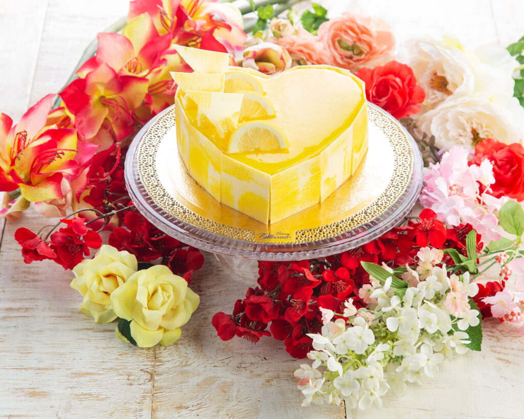 Torta Cuore Moderna al limone
