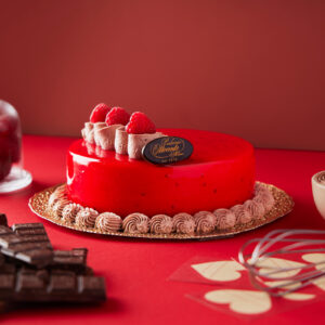 Torta Moderna lamponi e cioccolato