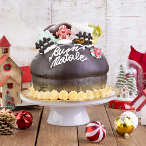 Panettone Decorato Buon Natale