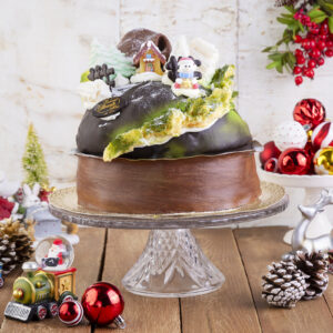 Panettone Decorato Paesaggio