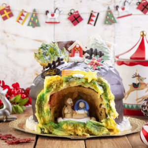 Panettone Decorato Presepe