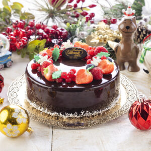 Torta Moderna Cioccolato con Ghirlanda
