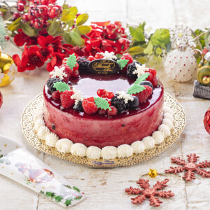 Torta Moderna Frutti di bosco con Ghirlanda