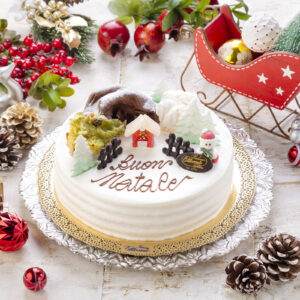 Torta Paesaggio Innevato